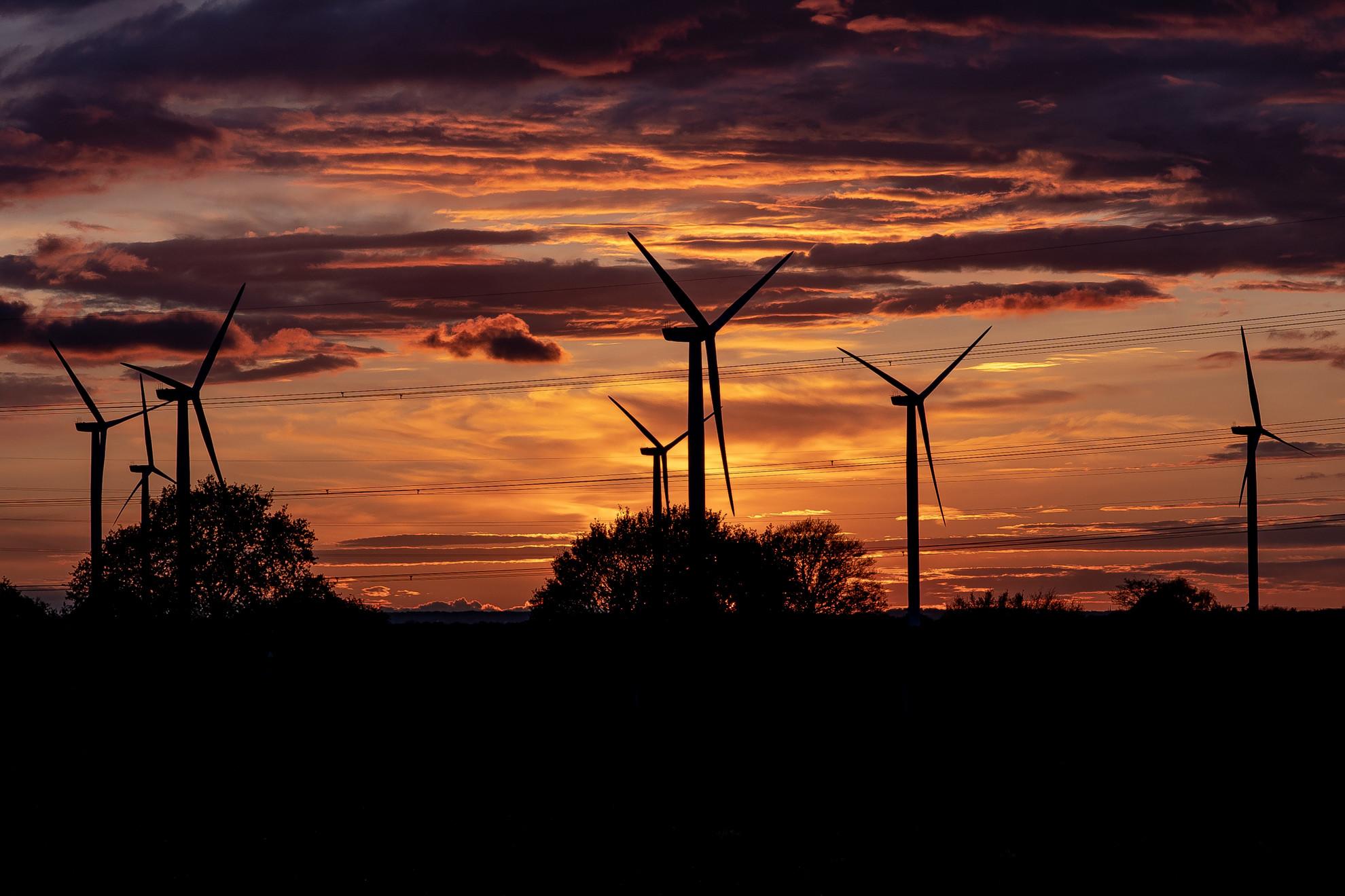 Turbines at Dusk