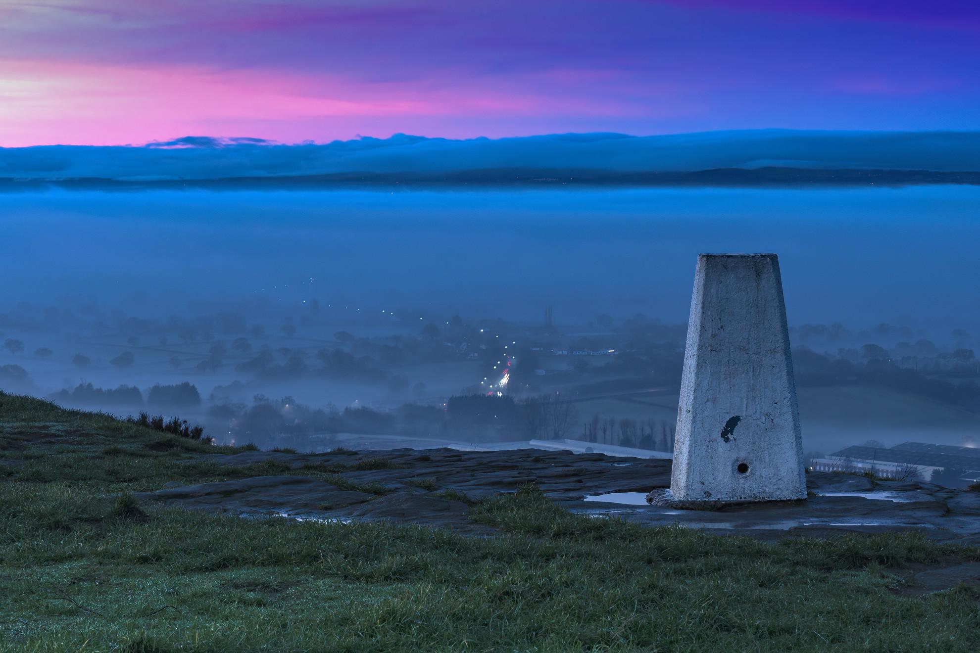 Trig Point Blue Hour